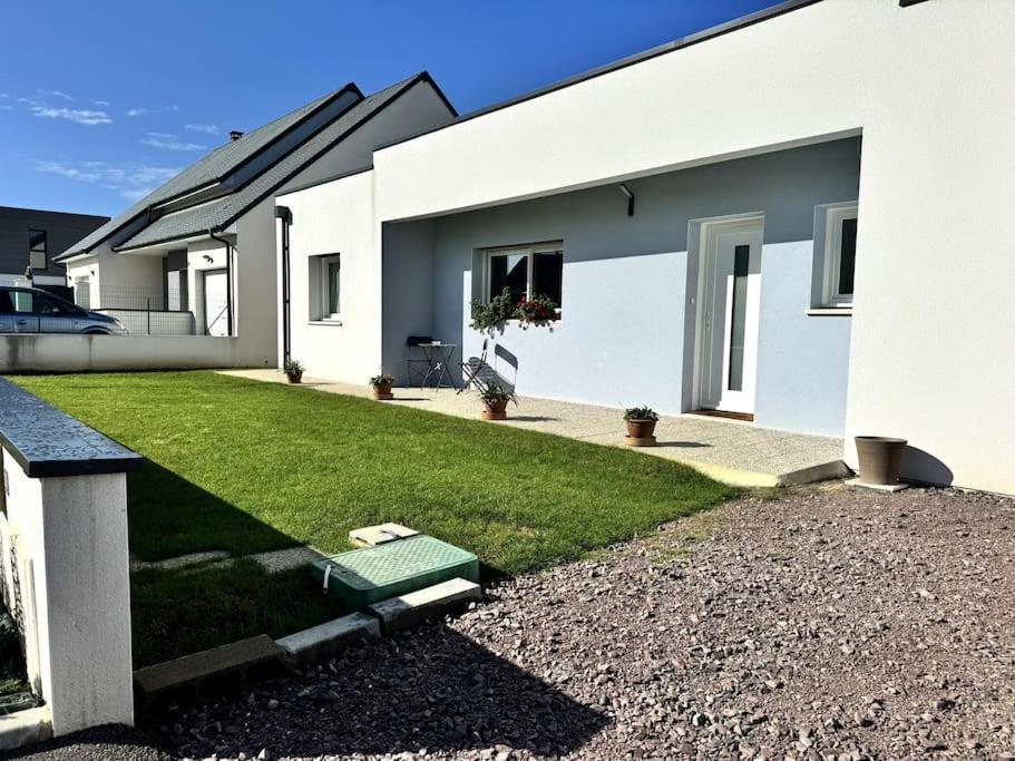 La Maison Bleue - Plain-Pied Proche Plages Et Caen Rosel Exterior photo