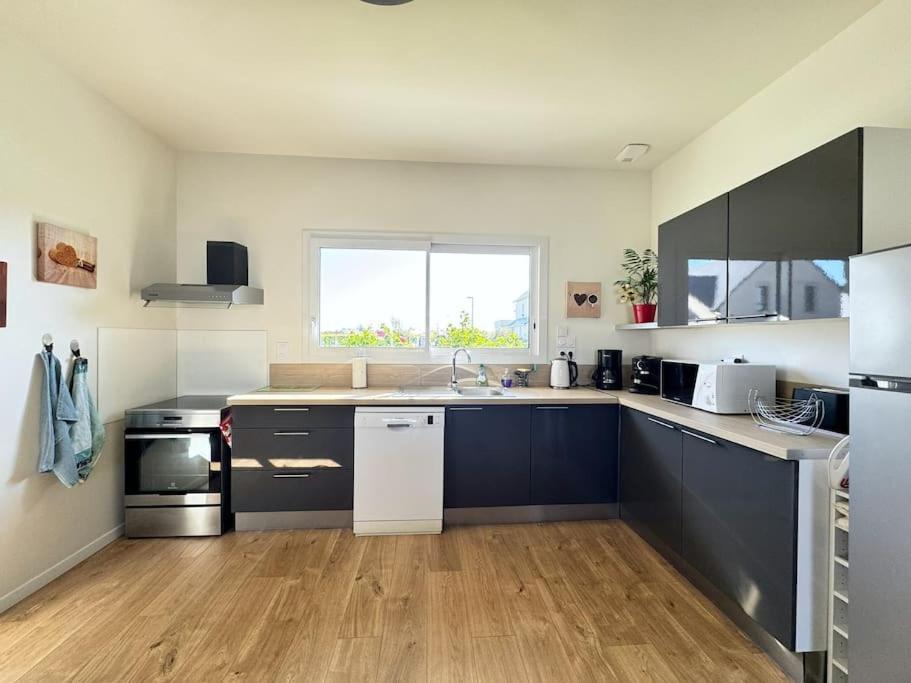 La Maison Bleue - Plain-Pied Proche Plages Et Caen Rosel Exterior photo